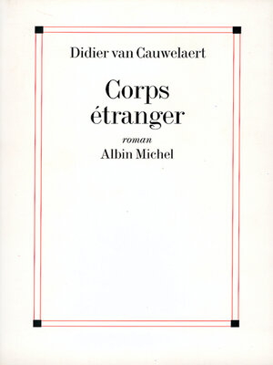 cover image of Corps étranger